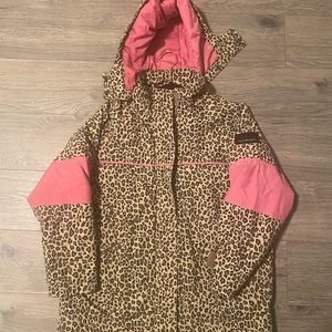 Gorgeous animal print coat for the little diva in your life!